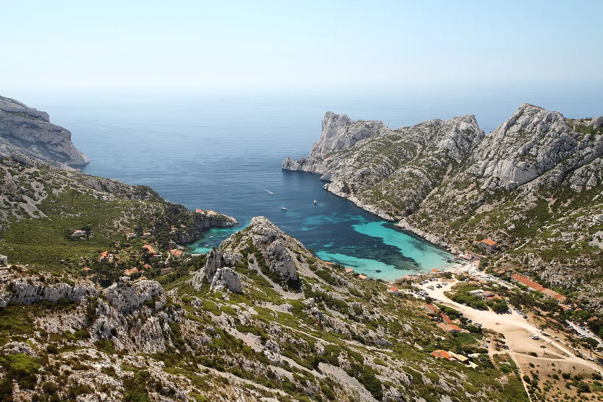 La calanque de Sormiou et son eau turquoise